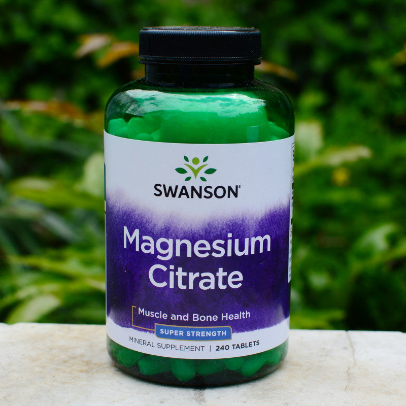 Încărcați imaginea în vizualizatorul Galerie, Magnesium Citrate, 225mg, Swanson, 240 tablete SWU1082