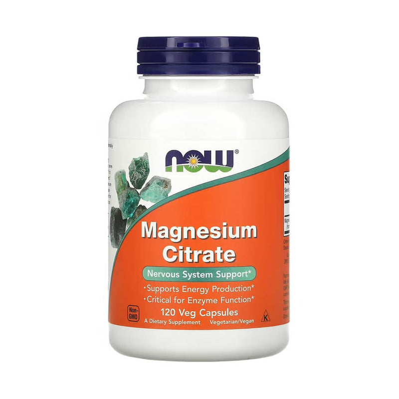Încărcați imaginea în vizualizatorul Galerie, Magnesium Citrate 200 mg, Now Foods, 100 tablete
