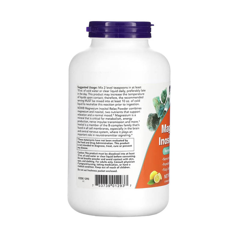 Încărcați imaginea în vizualizatorul Galerie, Magnesium Inositol Relax, NOW Foods, 454g