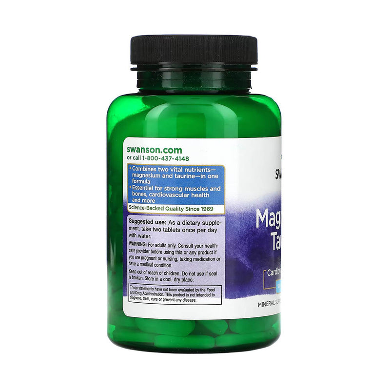 Încărcați imaginea în vizualizatorul Galerie, Magnesium Taurate, 100 mg, Swanson, 120 tablete SW1364