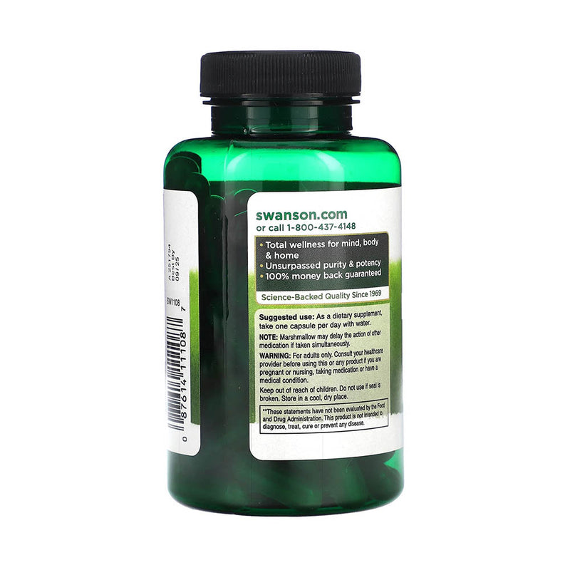 Încărcați imaginea în vizualizatorul Galerie, Marshmallow Root, (Nalbă Mare), 500 mg, Swanson, 90 capsule SW1108