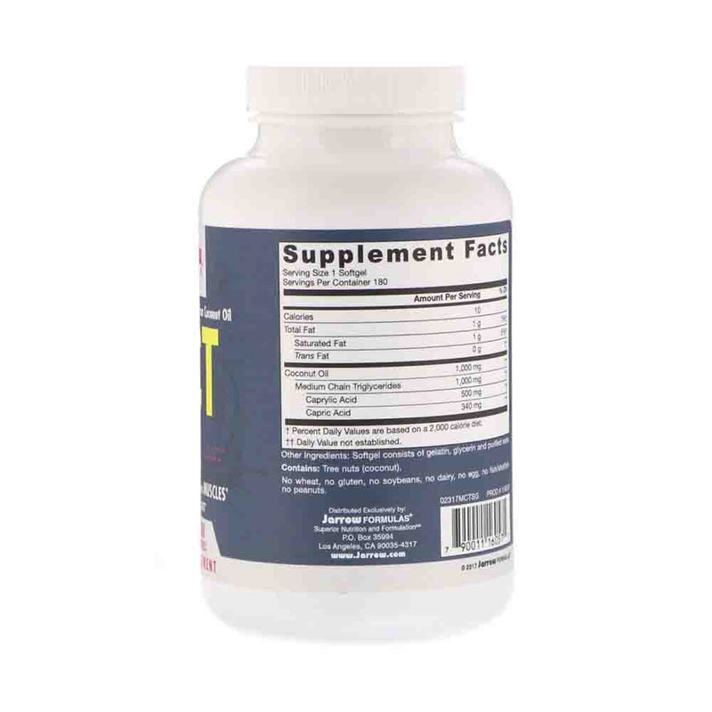 Încărcați imaginea în vizualizatorul Galerie, MCT Oil, 1000mg, Jarrow, 180 softgels