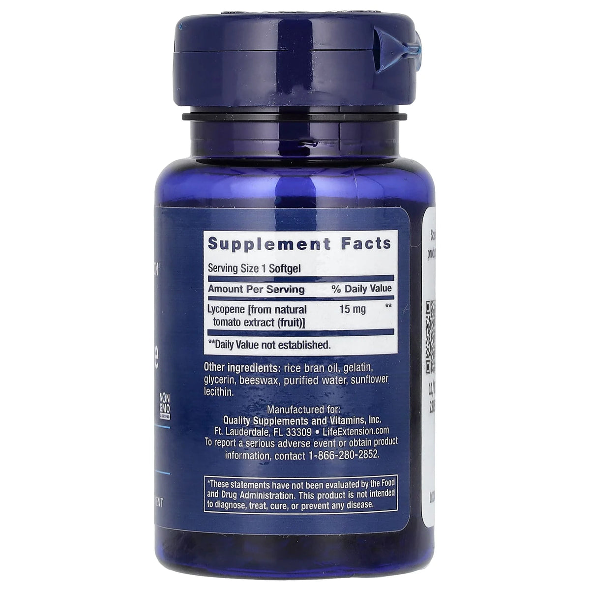 Mega Lycopene, 15 mg, Life Extension, 90 softgels