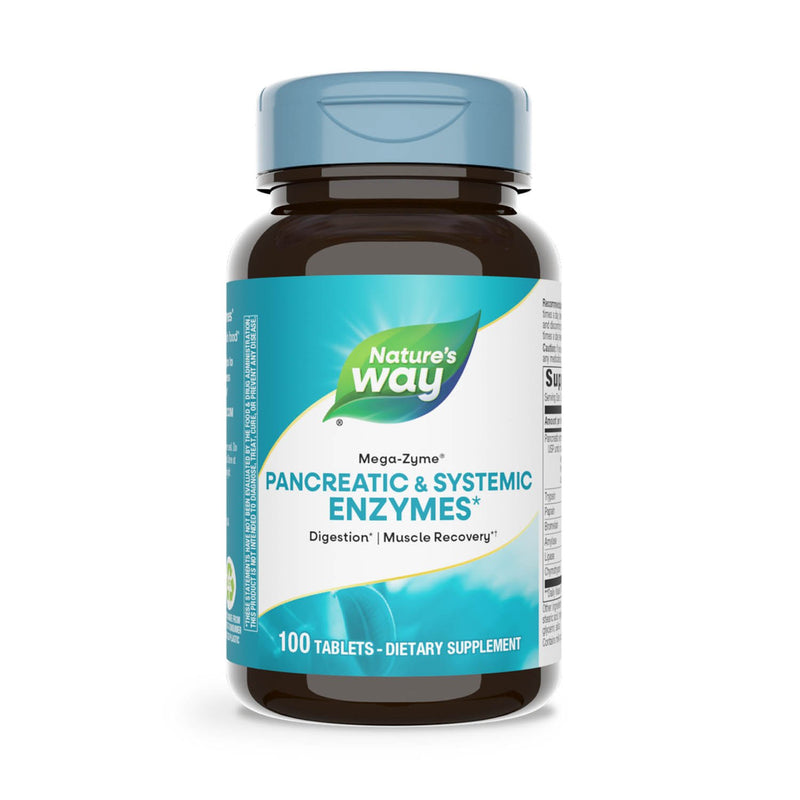 Încărcați imaginea în vizualizatorul Galerie, Mega-Zyme, Pancreatic & Systemic Enzymes, Nature's Way, 100 Tablete