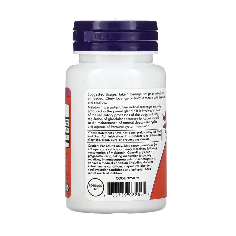 Încărcați imaginea în vizualizatorul Galerie, Melatonin Chewable, 3 mg, NOW Foods, 90 drajeuri