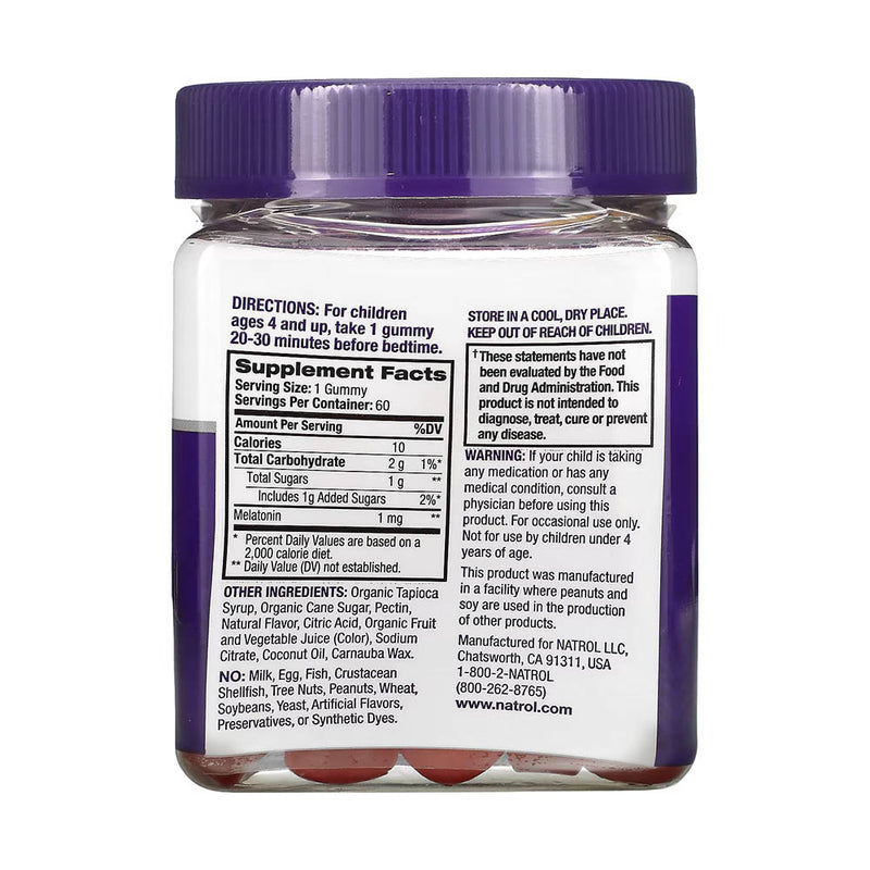 Încărcați imaginea în vizualizatorul Galerie, Melatonin Kids Berry (+4 Ani), Natrol, 60 jeleuri