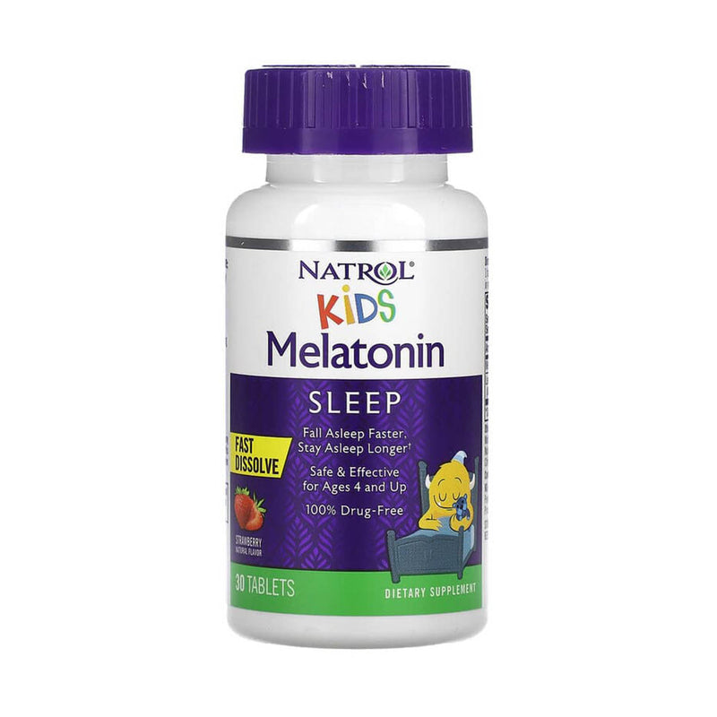 Încărcați imaginea în vizualizatorul Galerie, Melatonin Kids, Fast Dissolve, Natrol, 30 Tablete Dizolvabile