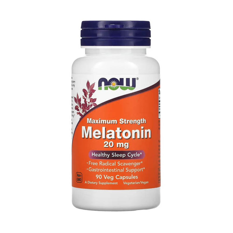 Încărcați imaginea în vizualizatorul Galerie, Melatonin (Melatonina) 3 mg, Now Foods, 60 capsule