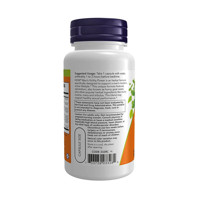 Încărcați imaginea în vizualizatorul Galerie, Men's Virility Power, Now Foods, 60 capsule