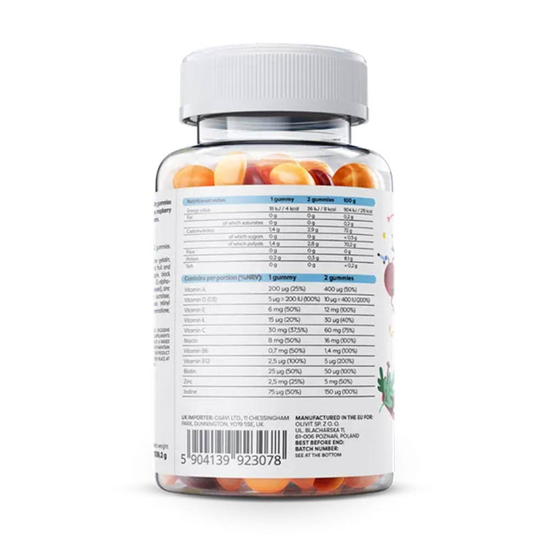 Încărcați imaginea în vizualizatorul Galerie, Multivitamine pentru copii Gummies KIDS, Osavi, 60 jeleuri