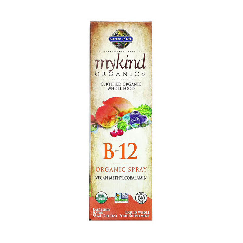 Încărcați imaginea în vizualizatorul Galerie, MyKind Organics, B-12 Organic Spray, Garden of Life, 58 ml