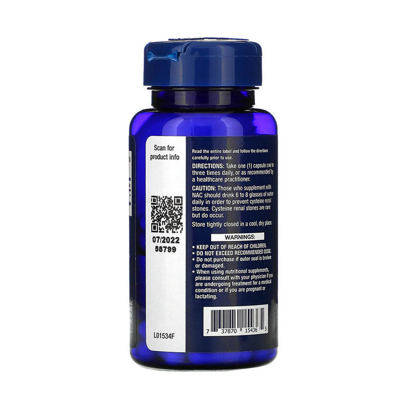 Încărcați imaginea în vizualizatorul Galerie, N-Acetyl L-Cysteine (NAC), 600 mg, Life Extension, 60 capsule