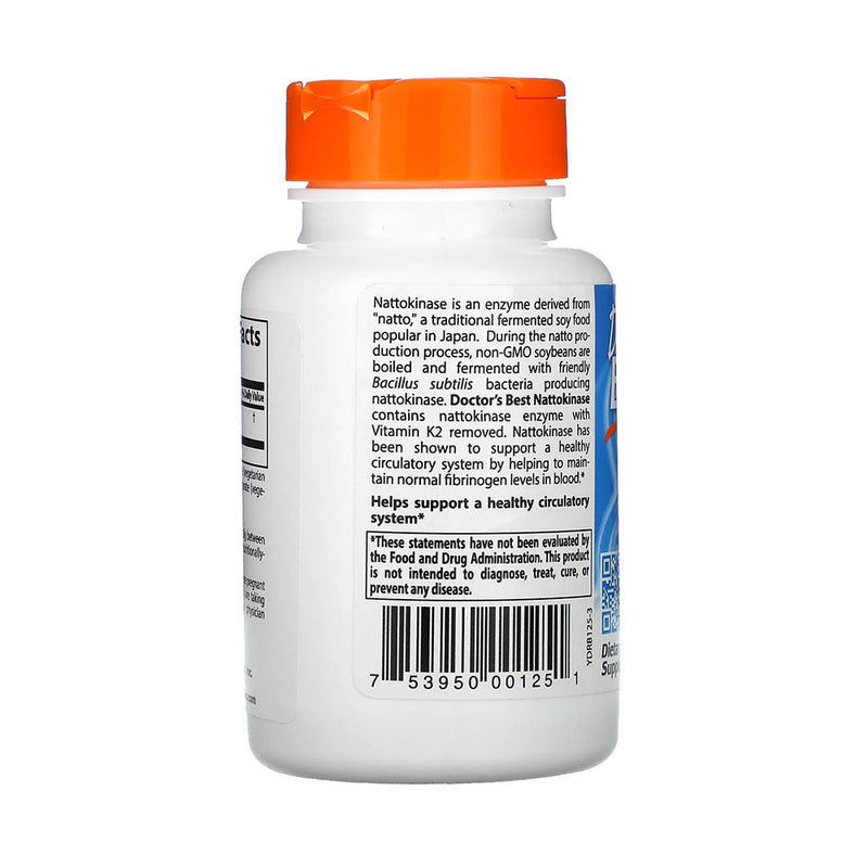 Încărcați imaginea în vizualizatorul Galerie, Nattokinase, (Fluidizarea sangelui) 2000 FUs, Doctor's Best, 90 capsule