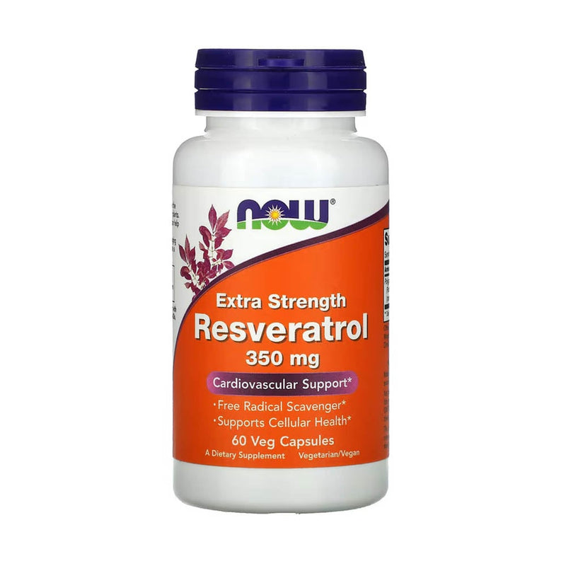 Încărcați imaginea în vizualizatorul Galerie, Natural Resveratrol with Red Wine Extract, Green Tea & Grape Seed, 50 mg, Now Foods, 60 capsule