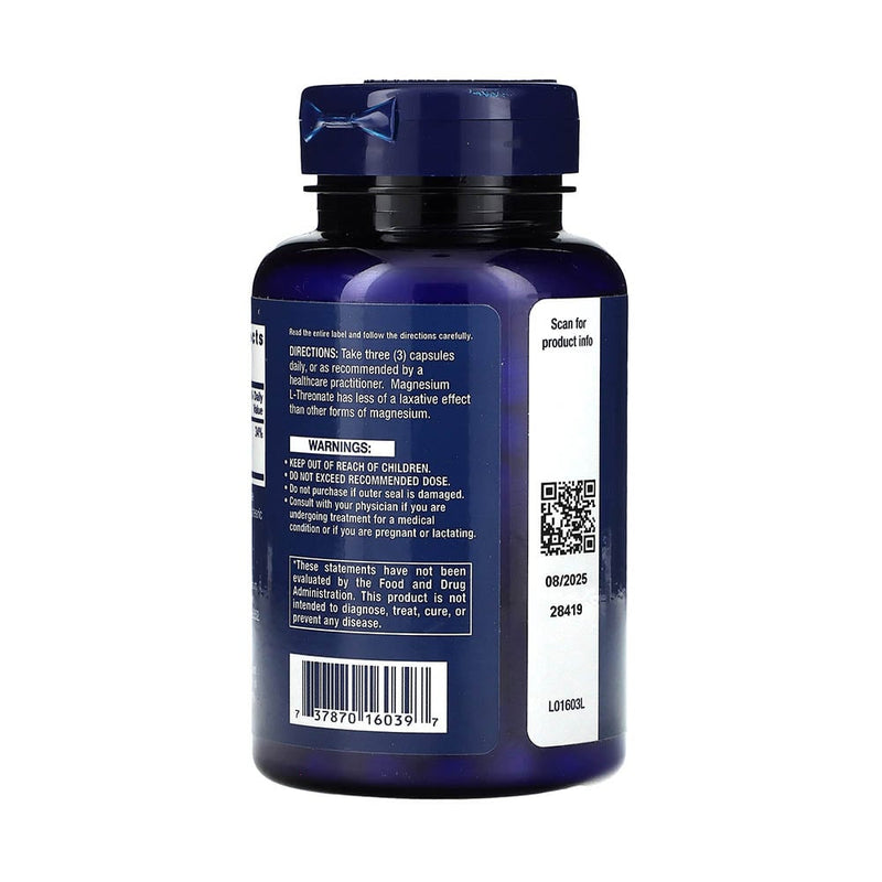 Încărcați imaginea în vizualizatorul Galerie, Neuro-Mag, Magnesium L-Threonate, Life Extension, 90 capsule