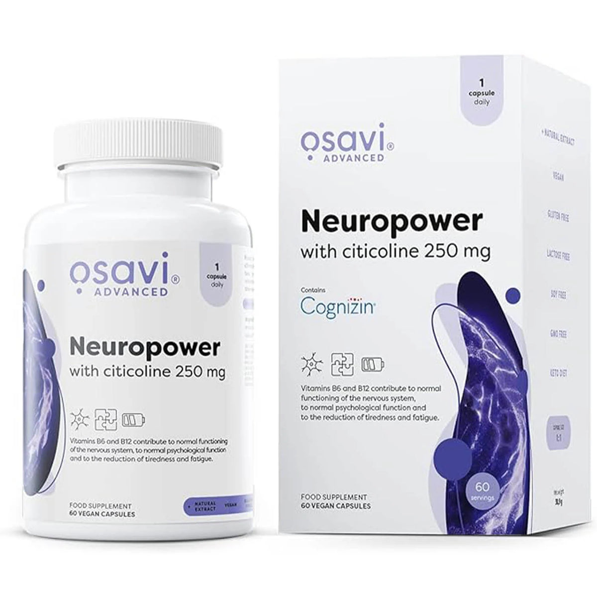 Neuropower with Citicoline, 250 mg, Osavi, 60 capsule