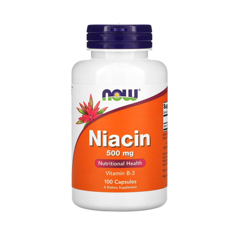Încărcați imaginea în vizualizatorul Galerie, Niacin Vitamina B3 (Niacina), 500mg, Now Foods, 100 capsule