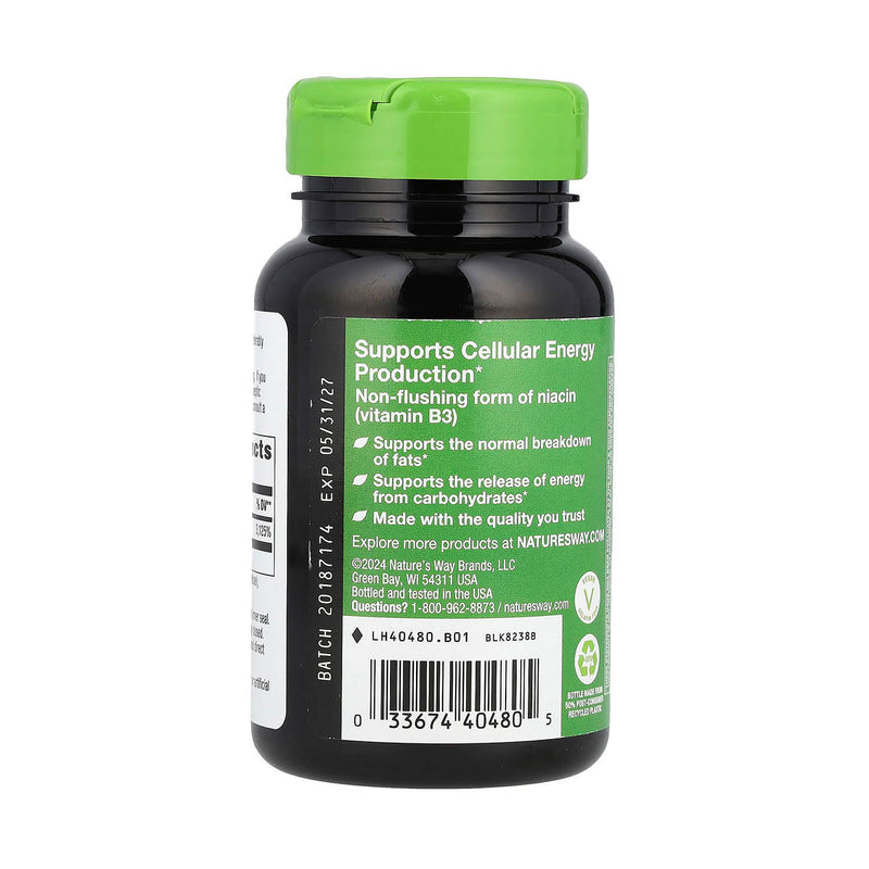 Încărcați imaginea în vizualizatorul Galerie, Niacinamide (Vitamina B3), 500 mg, Nature's Way, 100 Capsule