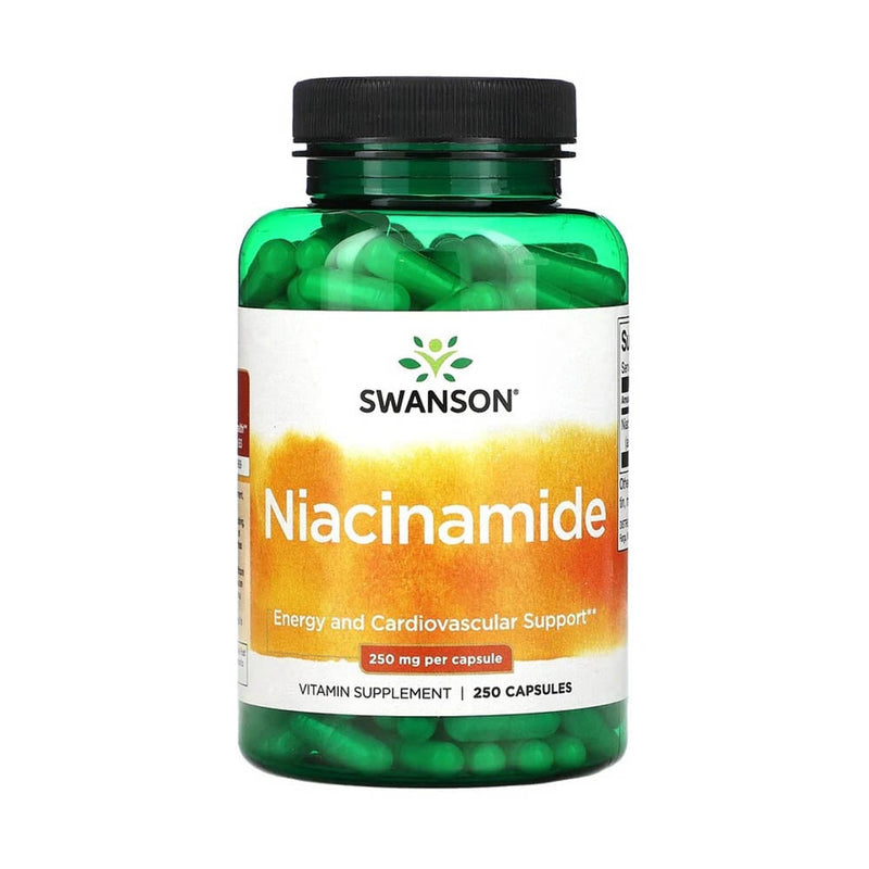 Încărcați imaginea în vizualizatorul Galerie, Niacinamide (Vitamina B3), 500mg, Swanson, 250 capsule SW052