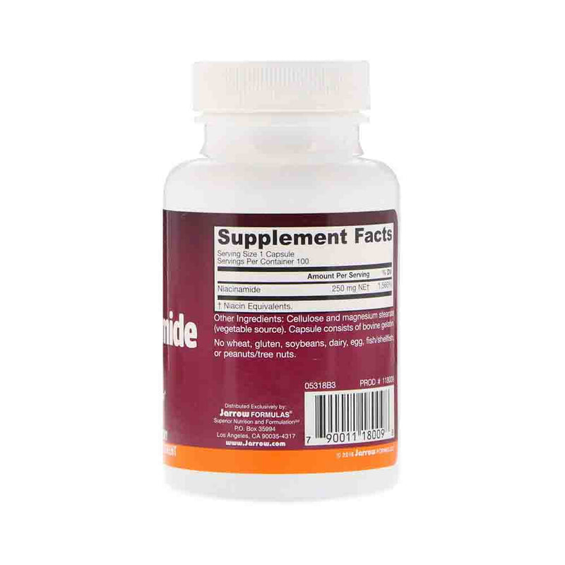 Încărcați imaginea în vizualizatorul Galerie, Niacinamide Vitamina B3 (Flush Free) 250mg, Jarrow Formulas, 100 capsule