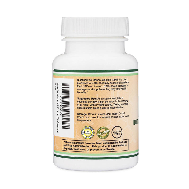 Încărcați imaginea în vizualizatorul Galerie, NMN Nicotinamide Mononucleotide, 250 mg, Double Wood Supplements, 60 capsule