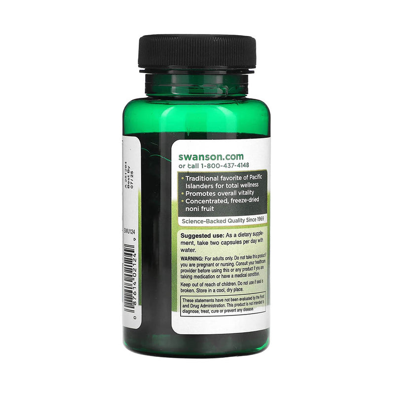 Încărcați imaginea în vizualizatorul Galerie, Noni (Morinda Citrifolia), 500 mg, Swanson, 60 capsule SWU124
