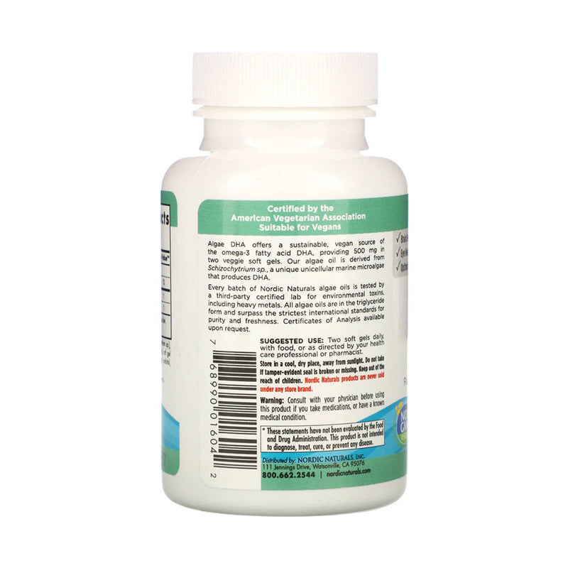Încărcați imaginea în vizualizatorul Galerie, Algae DHA (Alge Marine), Nordic Naturals, 60 softgels