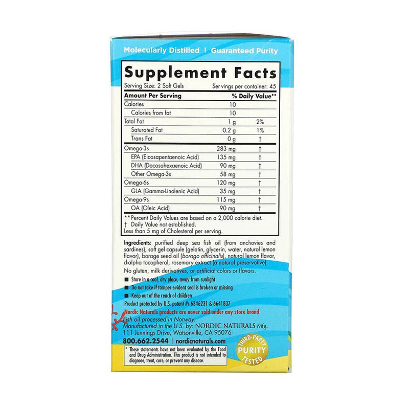 Încărcați imaginea în vizualizatorul Galerie, Complete Omega Junior, 6-12 ani, 283 mg, Nordic Naturals, 90 Mini Soft Gels