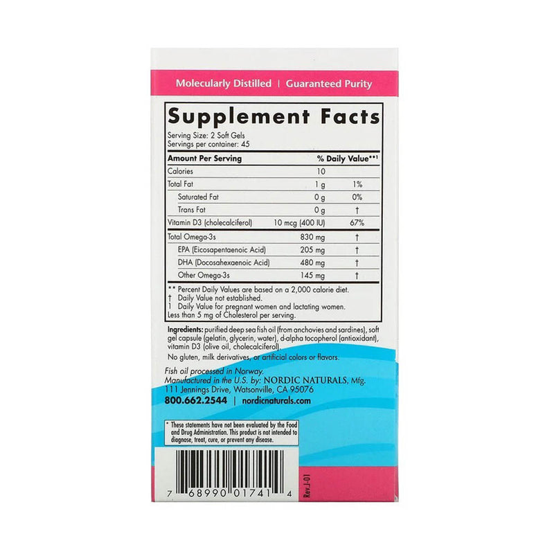Încărcați imaginea în vizualizatorul Galerie, Prenatal DHA, 830 mg, Nordic Naturals, 90 softgels