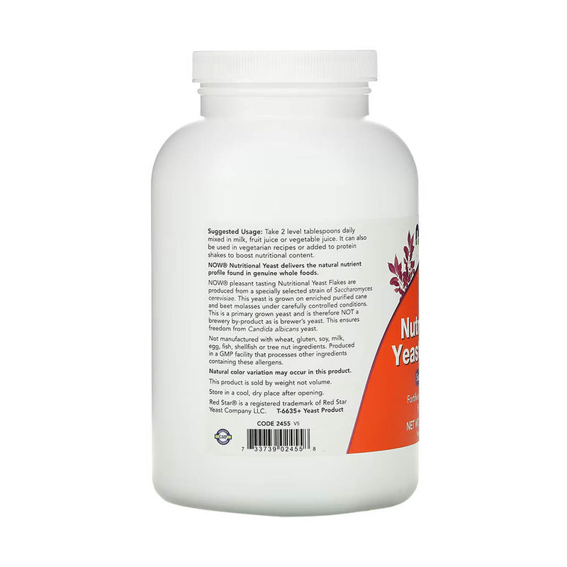 Încărcați imaginea în vizualizatorul Galerie, Nutritional Yeast Flakes (Fulgi Drojdie Inactiva), Now Foods, 284g
