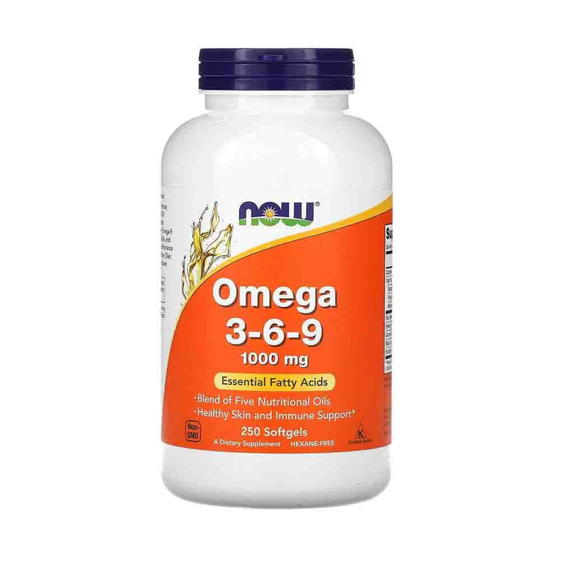 Încărcați imaginea în vizualizatorul Galerie, Omega 3-6-9, 1000mg, Now Foods, 100 softgels