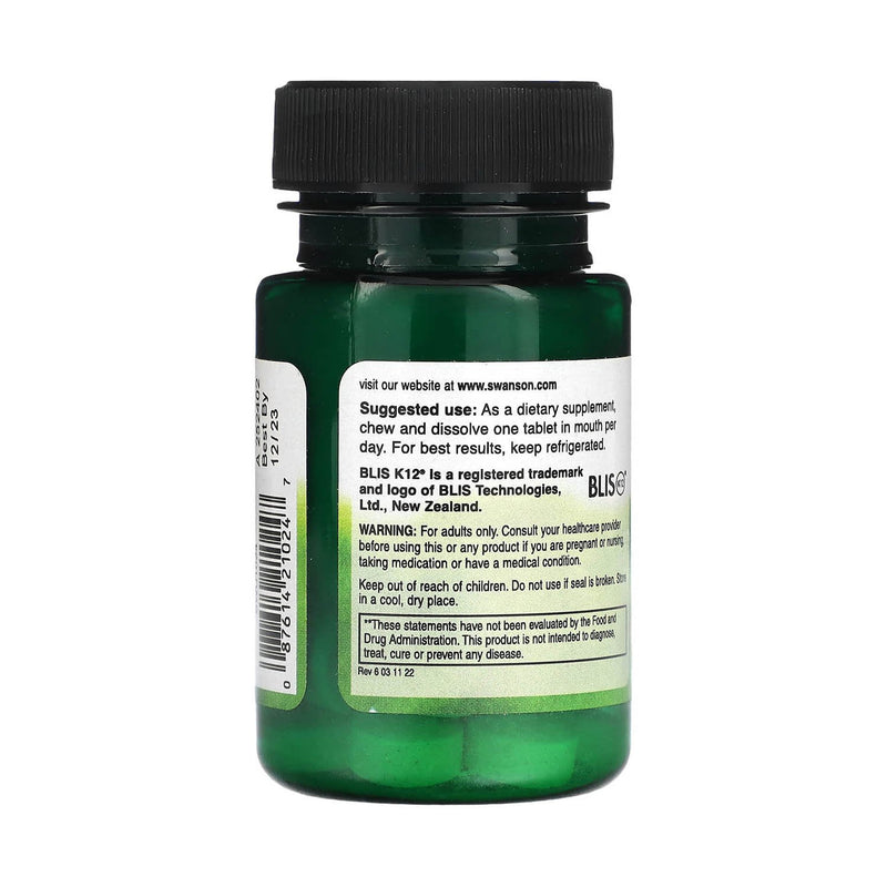 Încărcați imaginea în vizualizatorul Galerie, Oral Probiotic (Sănătatea Cavității Bucale), Swanson, 30 drajeuri SWU1024