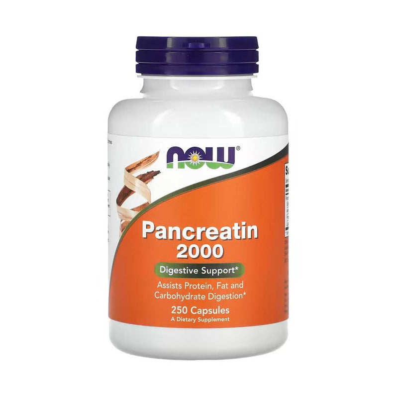 Încărcați imaginea în vizualizatorul Galerie, Pancreatin, 10X (Enzime) 2000 mg, Now Foods, 100 capsule