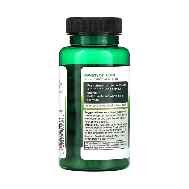 Încărcați imaginea în vizualizatorul Galerie, Passion Flower (Floarea Pasiunii), 500mg, Swanson, 60 capsule SW1143
