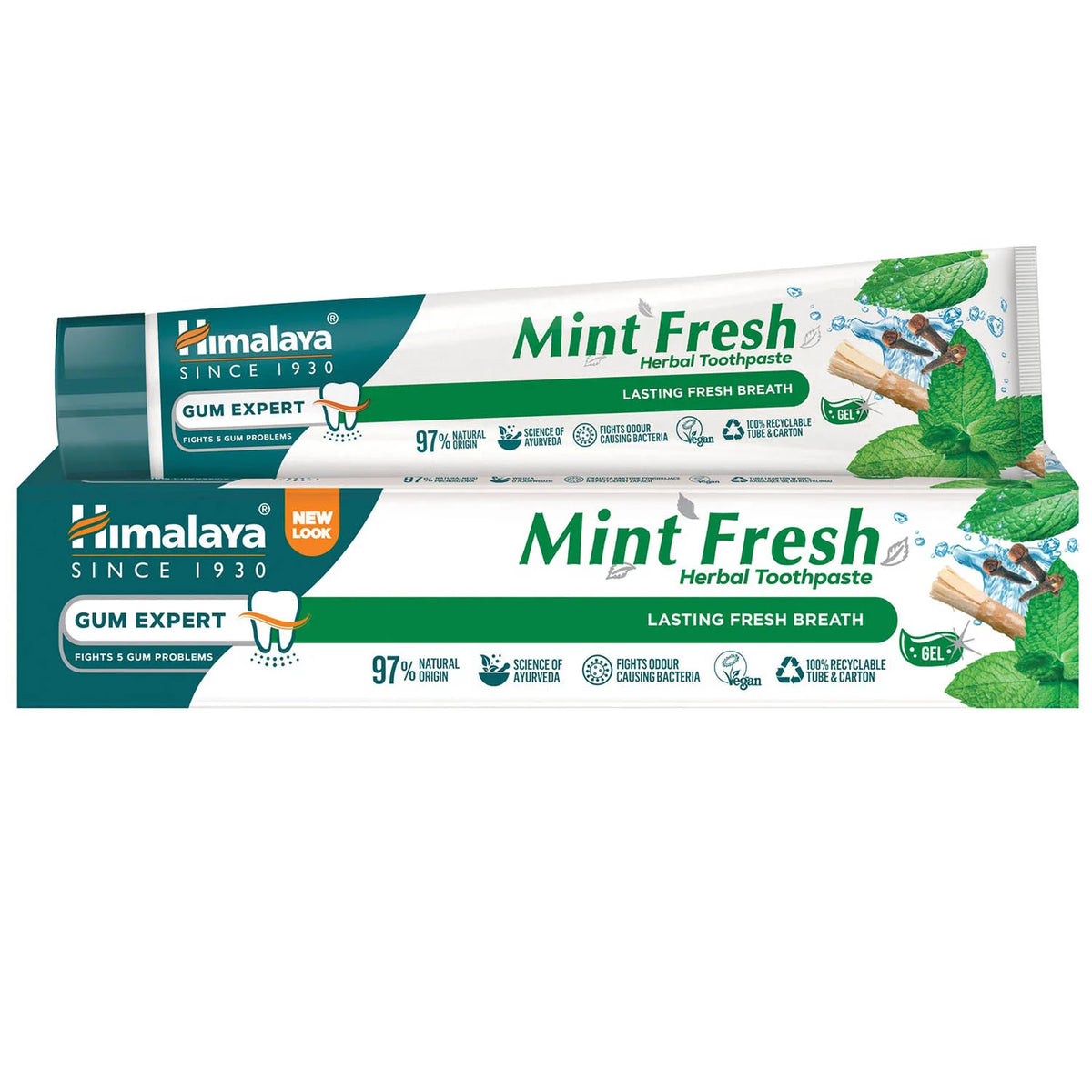 Pasta de Dinti Mint Fresh Gum Expert, Himalaya Herbal, 75 ml