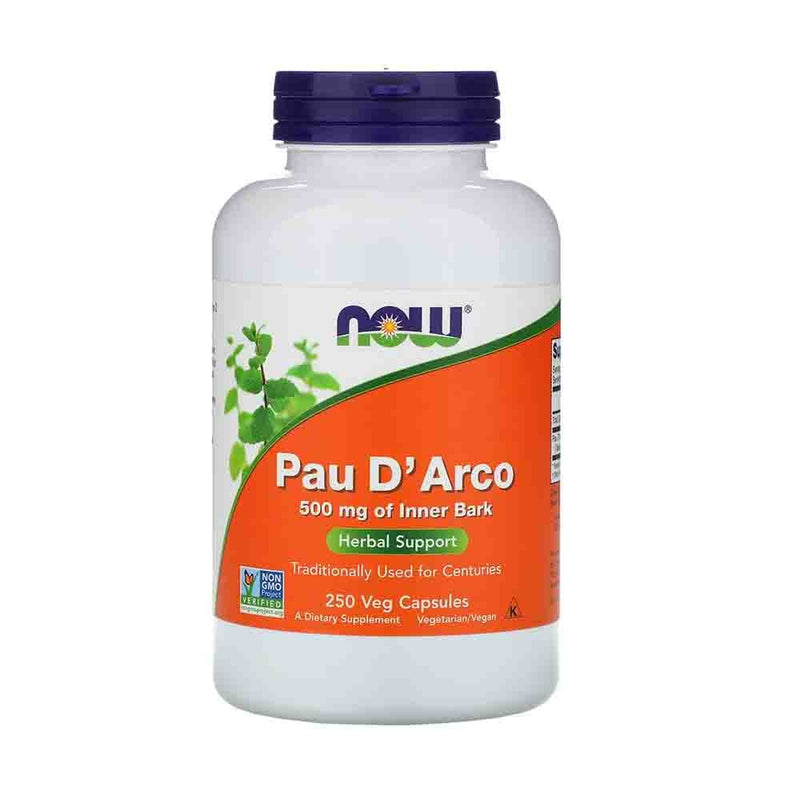 Încărcați imaginea în vizualizatorul Galerie, Pau D'Arco (Detoxifiant) 500 mg, Now Foods, 100 capsule