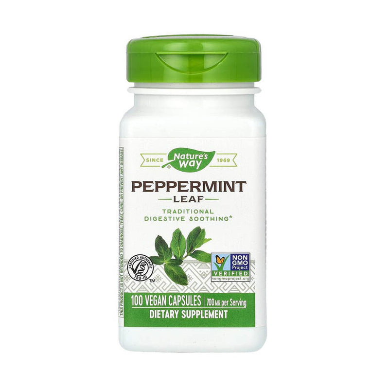 Încărcați imaginea în vizualizatorul Galerie, Peppermint Leaf (Menta), 350 mg, Nature's Way, 100 Capsule