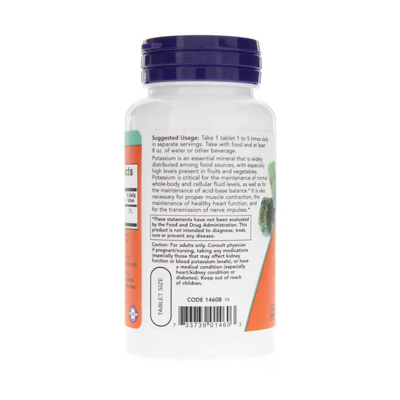 Încărcați imaginea în vizualizatorul Galerie, Potassium Gluconate, 99 mg, Now Foods, 100 tablete
