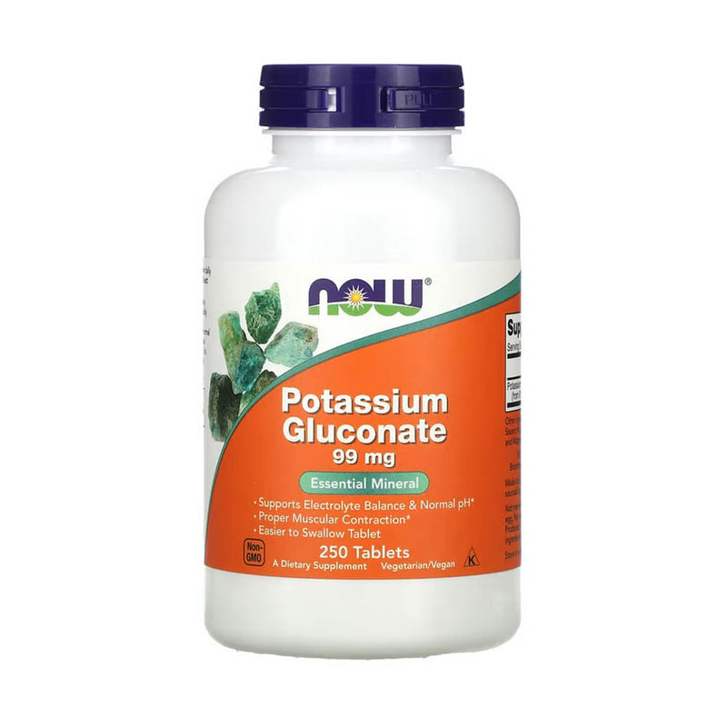 Încărcați imaginea în vizualizatorul Galerie, Potassium Gluconate, 99 mg, Now Foods, 100 tablete