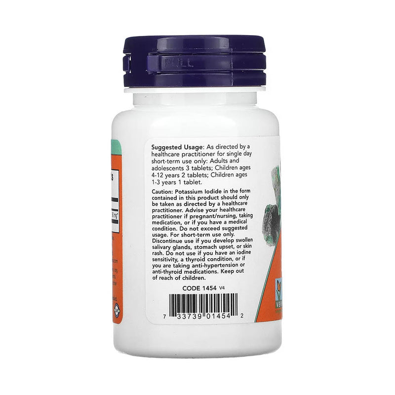 Încărcați imaginea în vizualizatorul Galerie, Potassium Iodide, (Iodura de Potasiu) 30 mg, Now Foods, 60 tablete