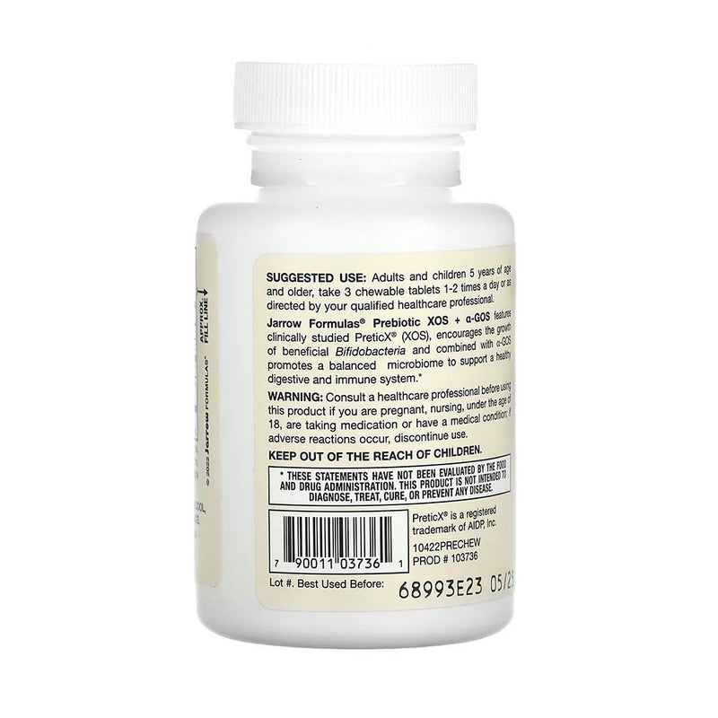 Încărcați imaginea în vizualizatorul Galerie, Prebiotic XOS + GOS, Jarrow Formulas, 90 tablete masticabile