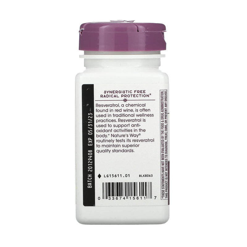 Încărcați imaginea în vizualizatorul Galerie, Resveratrol, Premium Blend, Nature's Way, 60 capsule