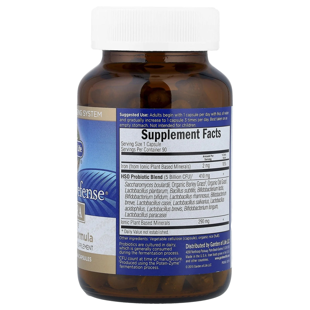 Primal Defense®, Ultra, Ultimate Probiotic Formula, Garden of Life, 90 capsule