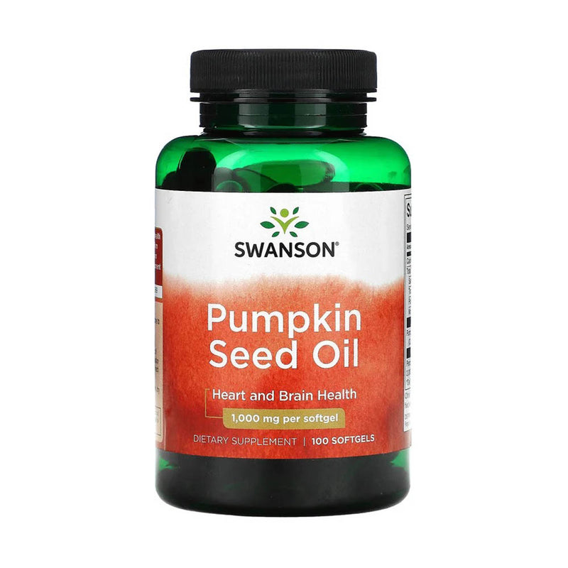 Încărcați imaginea în vizualizatorul Galerie, Pumpkin Seed Oil, (Ulei Seminte Dovleac), 1000mg, Swanson, 100 softgels SW364
