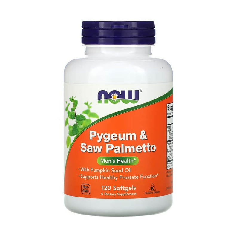 Încărcați imaginea în vizualizatorul Galerie, Pygeum & Saw Palmetto Men's Health, Now Foods, 60 softgels