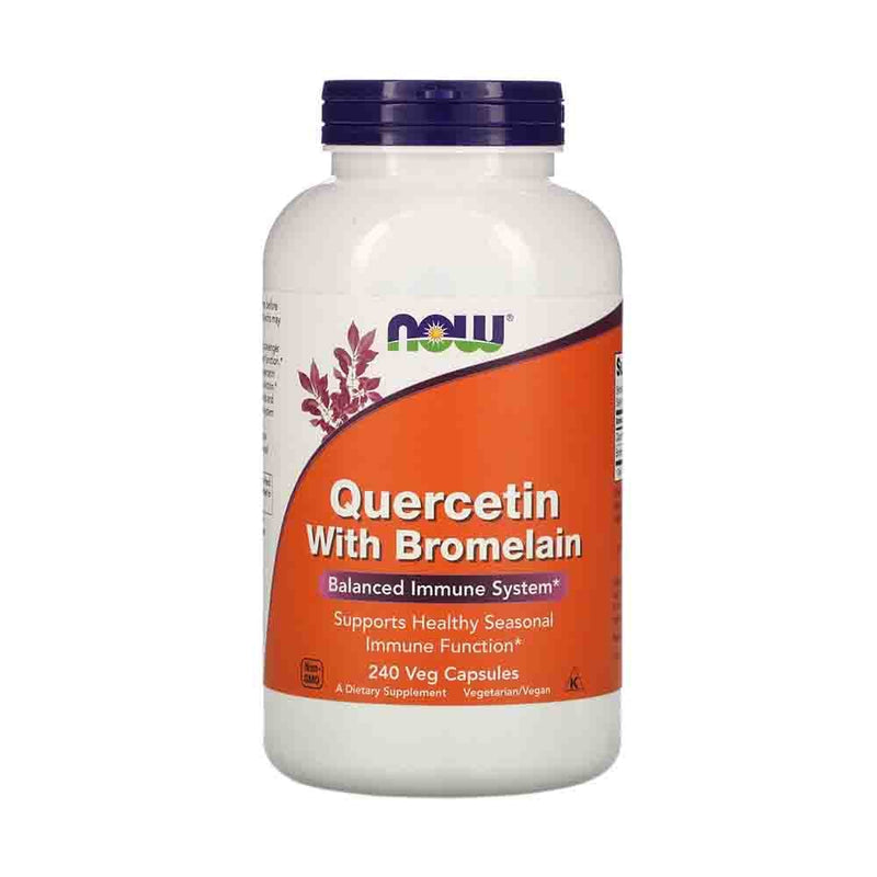 Încărcați imaginea în vizualizatorul Galerie, Quercetin with Bromelain (Antioxidant), Now Foods, 120 capsule