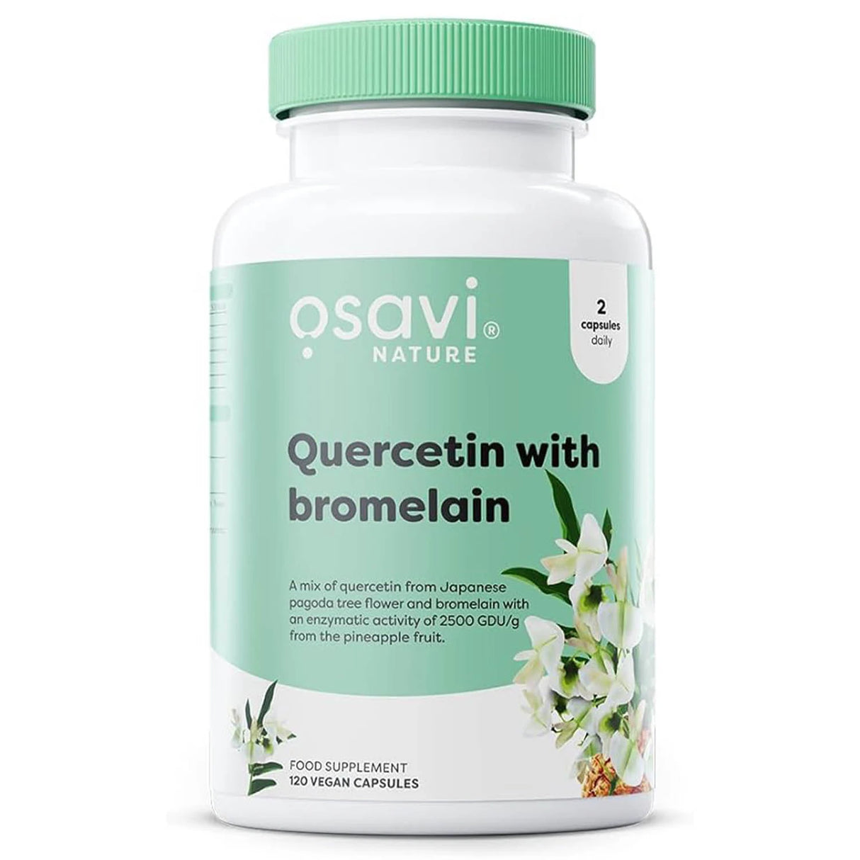 Quercetin with bromelain, Osavi, 120 capsule
