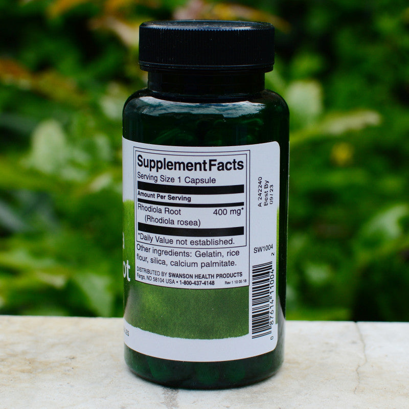 Încărcați imaginea în vizualizatorul Galerie, Rhodiola Rosea Root, 400mg, Swanson, 100 capsule SW1004
