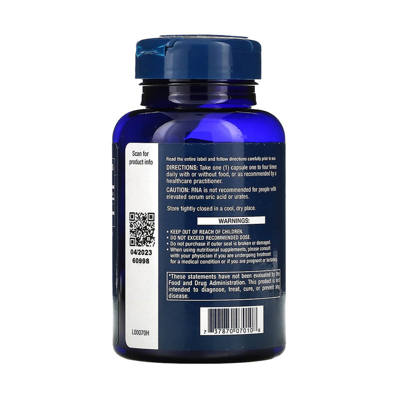 Încărcați imaginea în vizualizatorul Galerie, RNA Ribonucleic Acid, 500 mg, Life Extension, 100 capsule