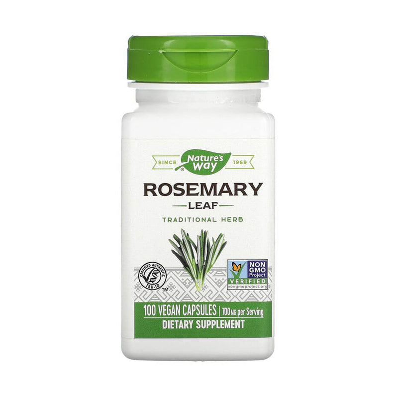Încărcați imaginea în vizualizatorul Galerie, Rosemary Leaf (Rozmarin), 350 mg, Nature's Way, 100 Capsule